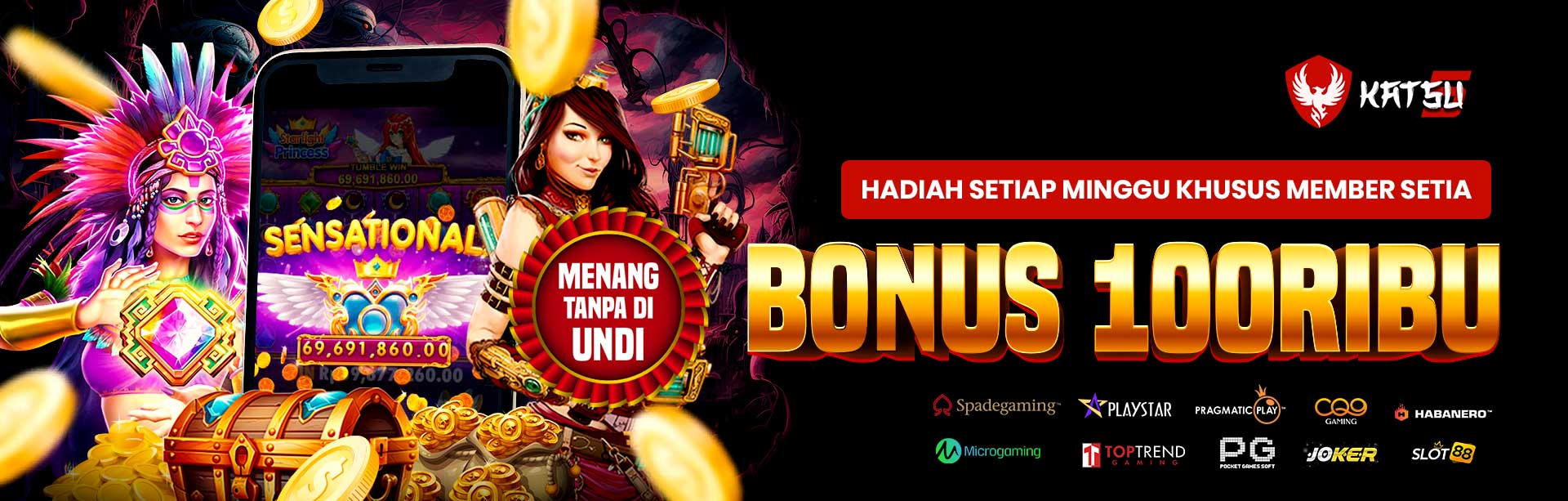 Bonus Mingguan Member Setia PG Soft